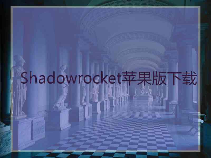 Shadowrocket苹果版下载