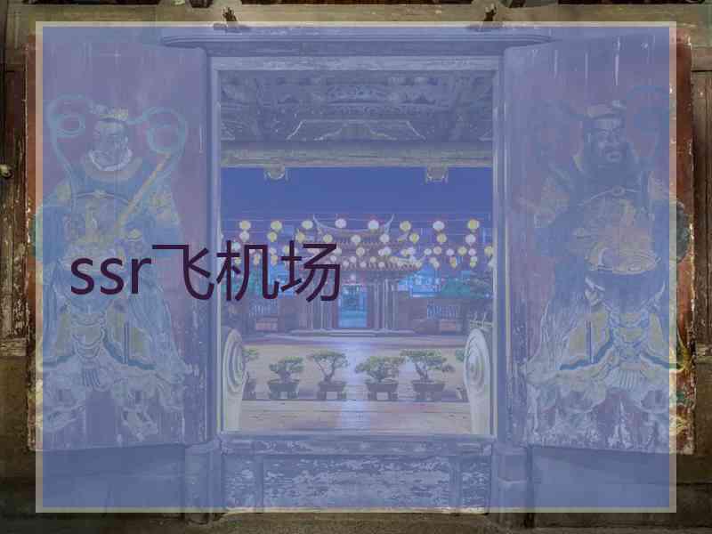 ssr飞机场