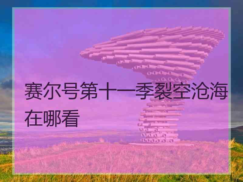 赛尔号第十一季裂空沧海在哪看