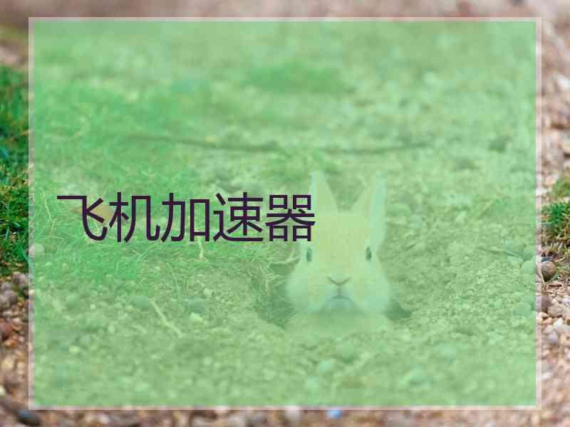 飞机加速器