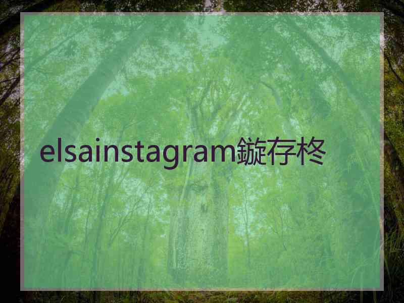 elsainstagram鏇存柊