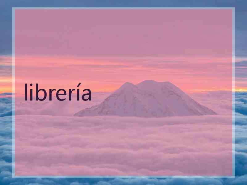 librería