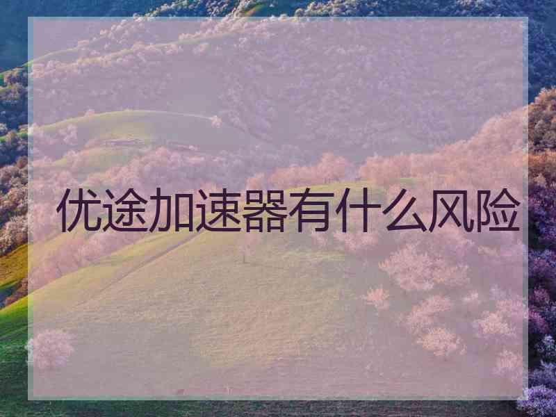 优途加速器有什么风险