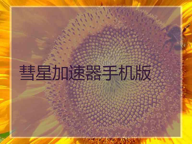 彗星加速器手机版