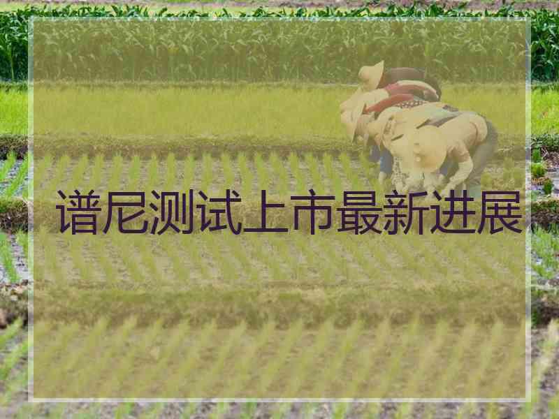 谱尼测试上市最新进展