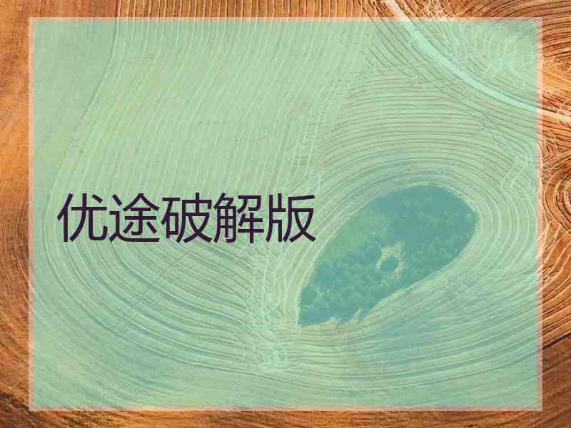 优途破解版