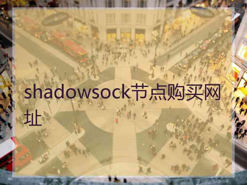 shadowsock节点购买网址