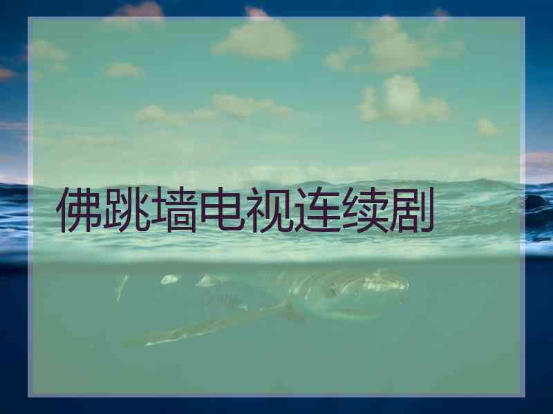佛跳墙电视连续剧