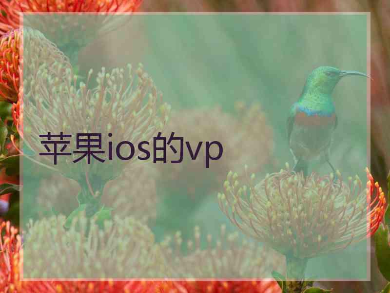 苹果ios的vp