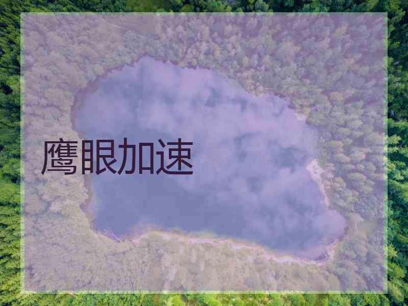 鹰眼加速