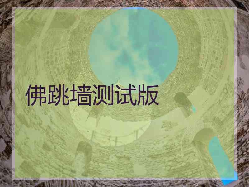 佛跳墙测试版