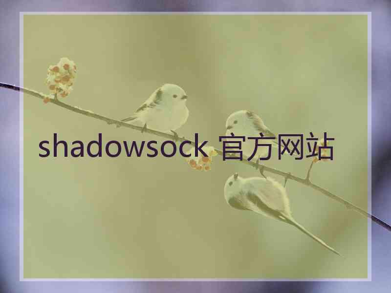shadowsock 官方网站