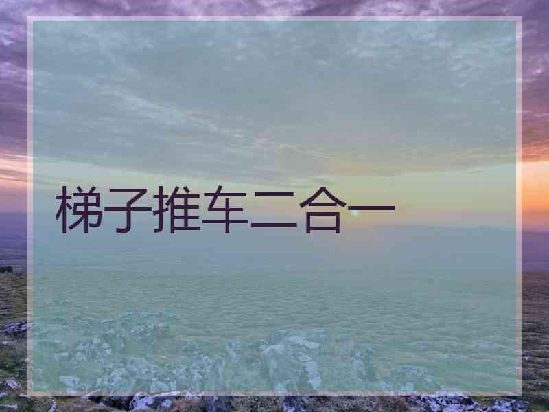 梯子推车二合一