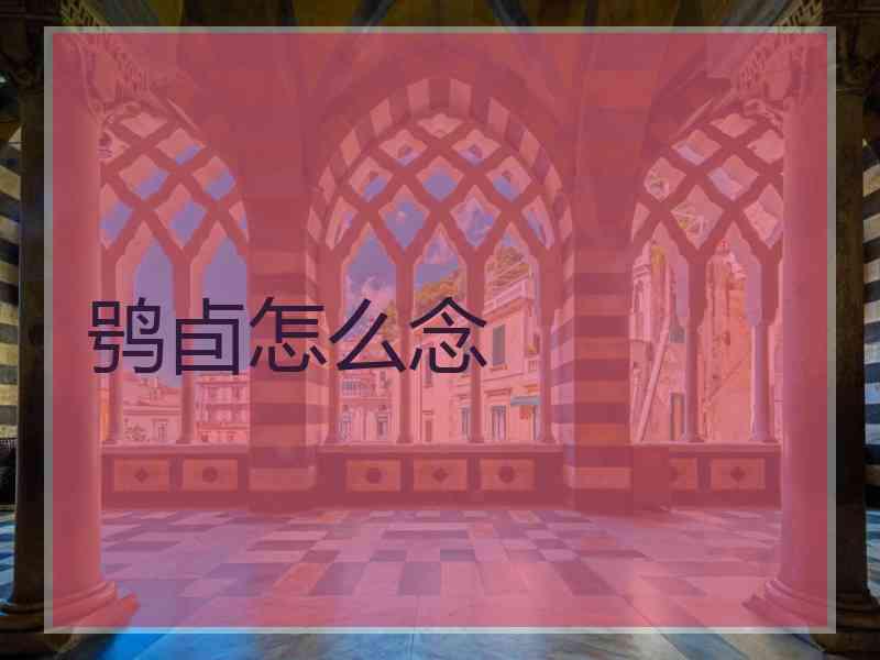 鸮卣怎么念
