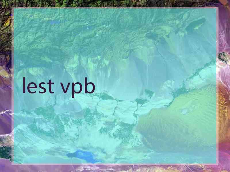 lest vpb