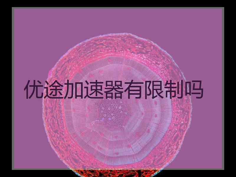 优途加速器有限制吗
