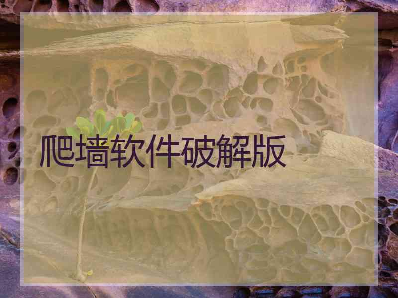 爬墙软件破解版