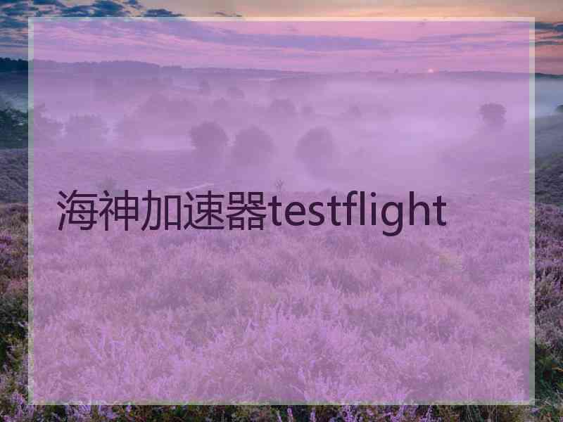 海神加速器testflight