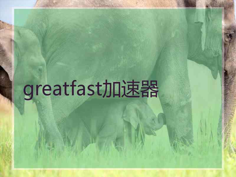 greatfast加速器