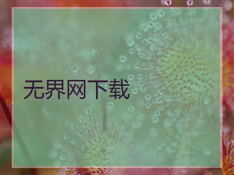 无界网下载