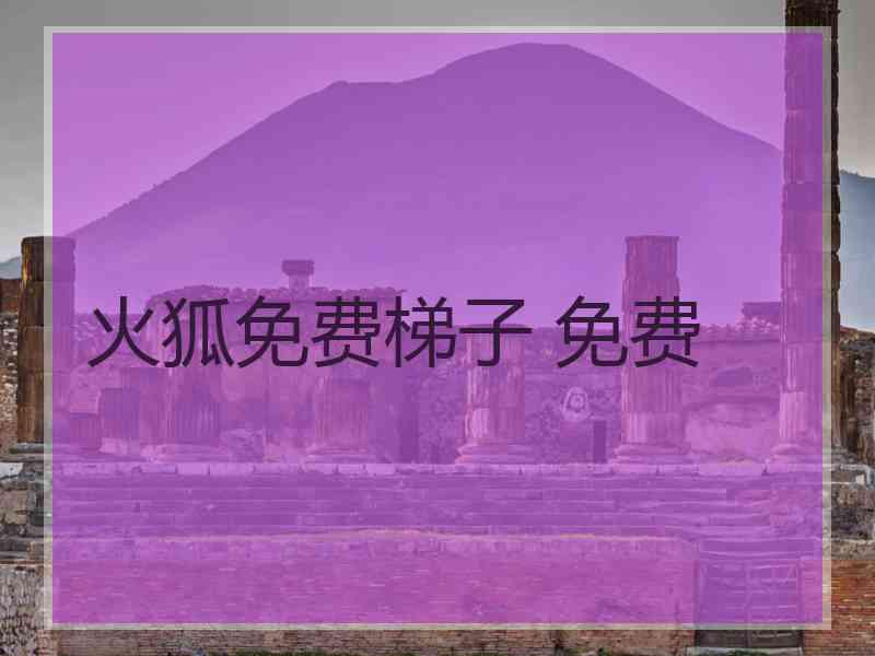 火狐免费梯子 免费