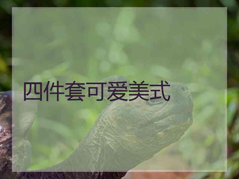 四件套可爱美式