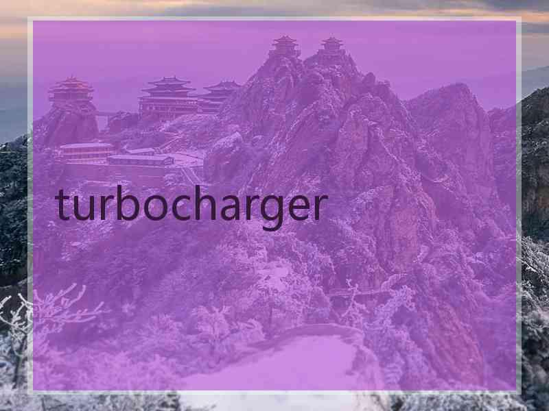 turbocharger