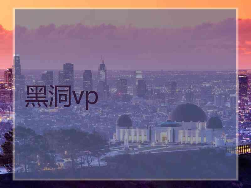 黑洞vp