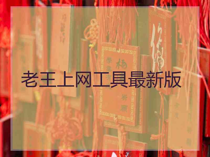 老王上网工具最新版