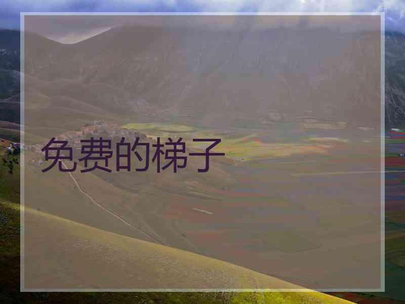 免费的梯子