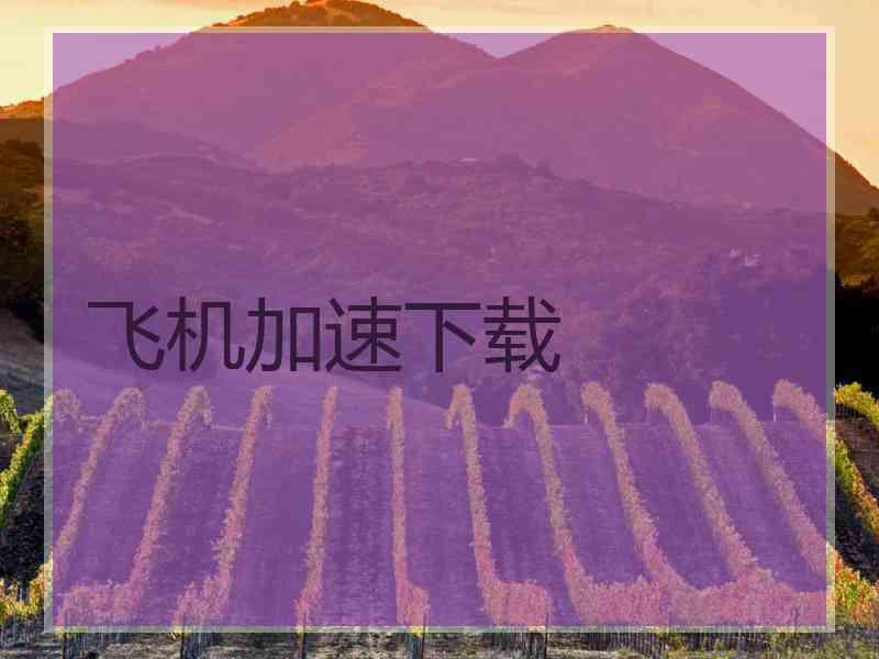 飞机加速下载