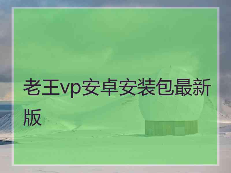 老王vp安卓安装包最新版
