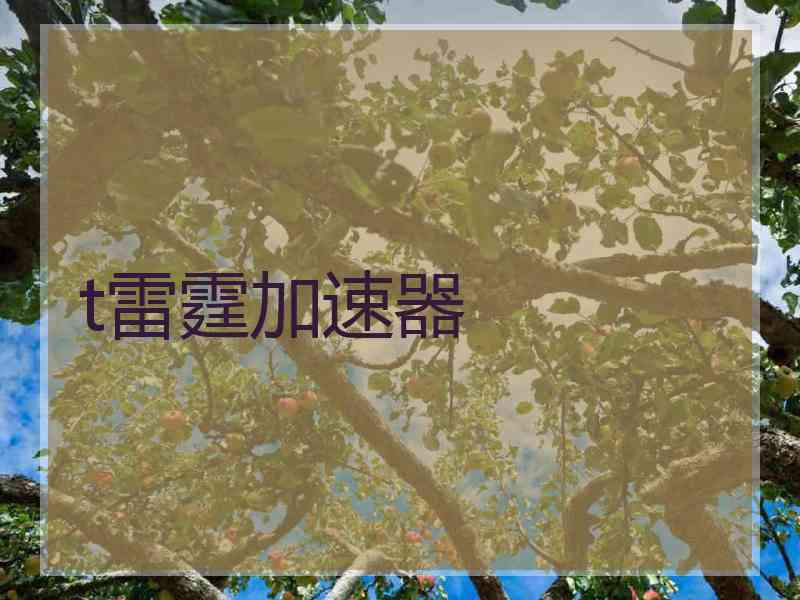 t雷霆加速器