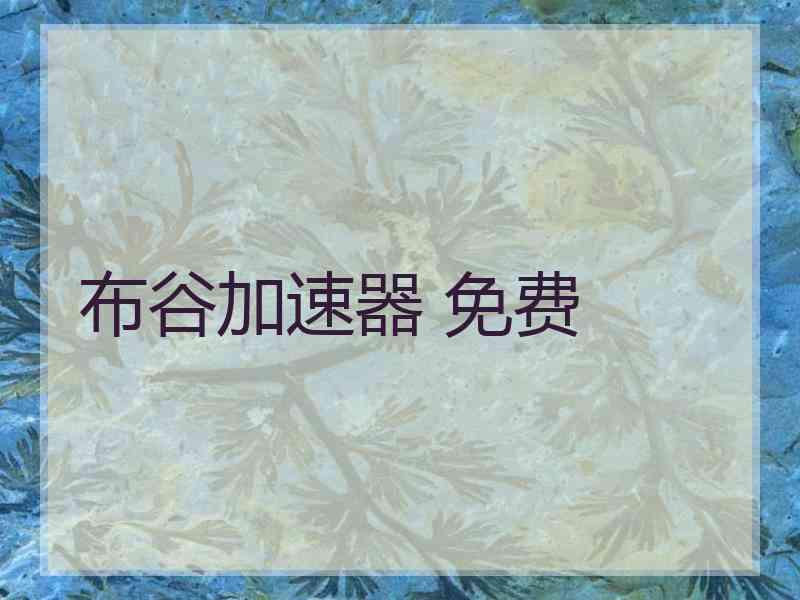 布谷加速器 免费