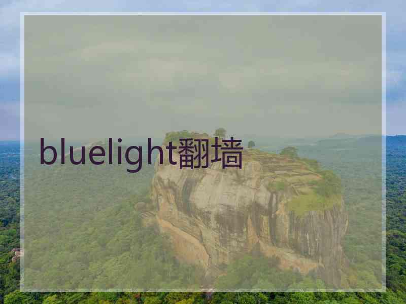 bluelight翻墙