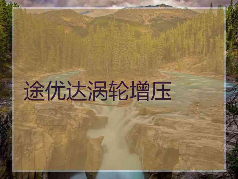 途优达涡轮增压