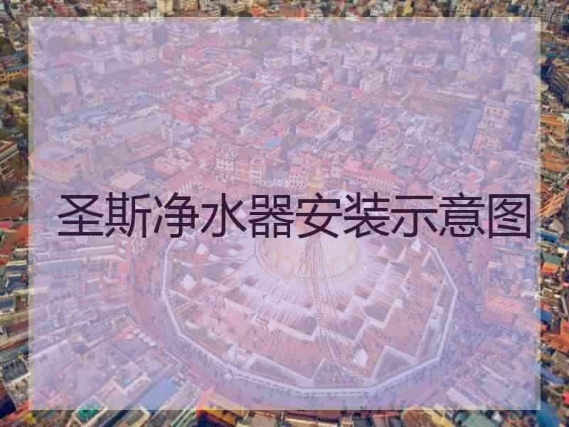 圣斯净水器安装示意图