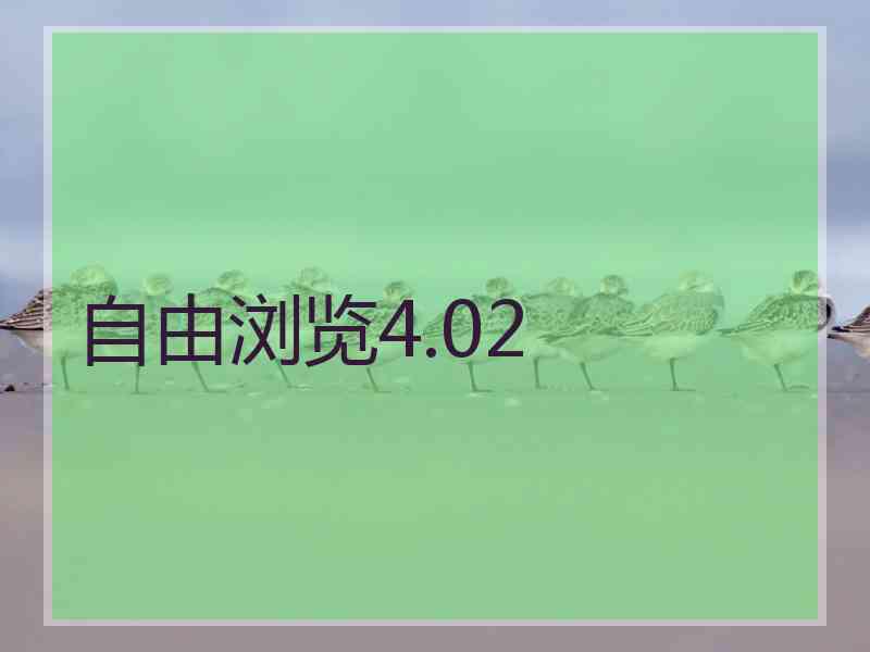 自由浏览4.02