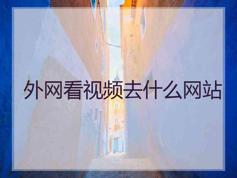 外网看视频去什么网站
