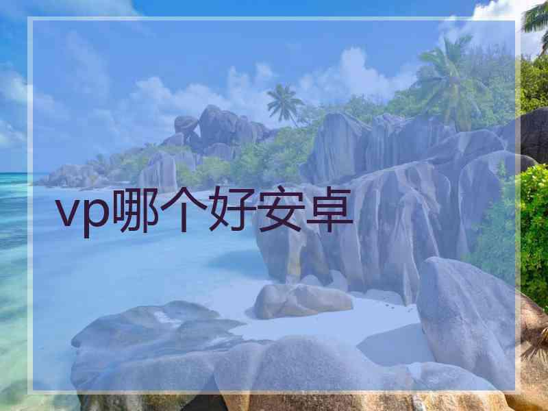 vp哪个好安卓