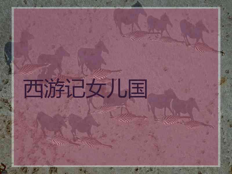 西游记女儿国