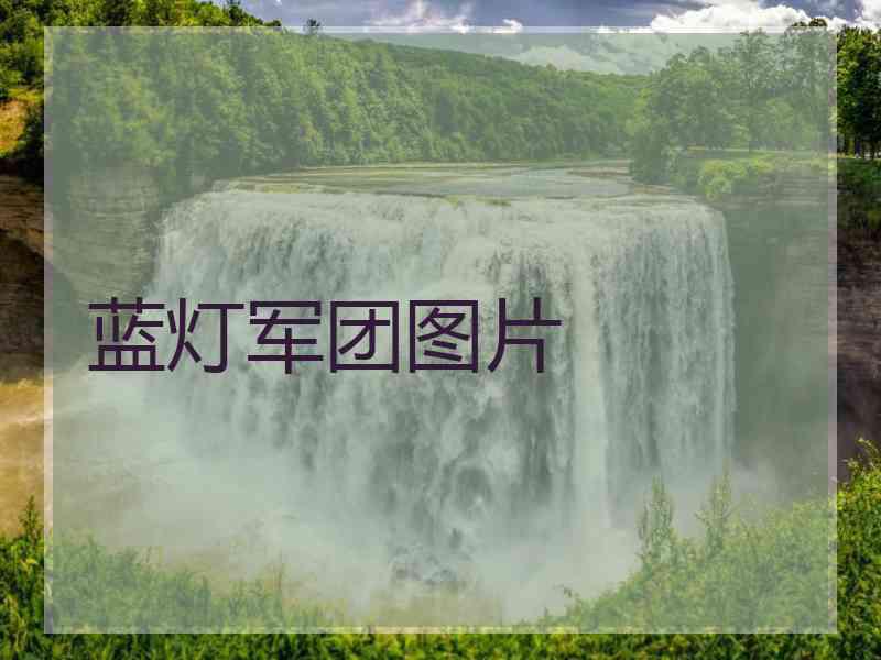 蓝灯军团图片