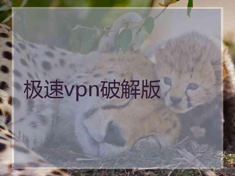 极速vpn破解版