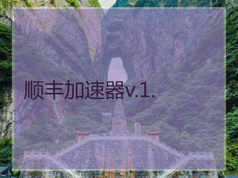 顺丰加速器v.1.
