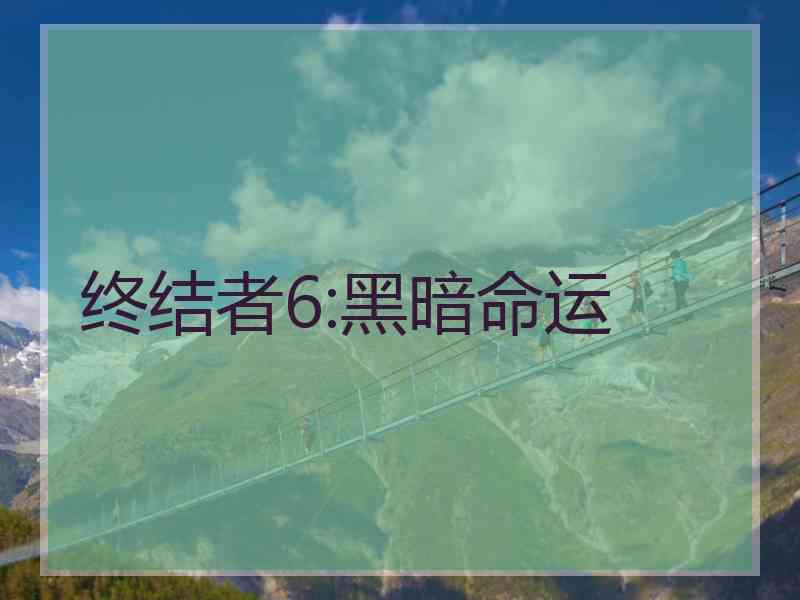 终结者6:黑暗命运