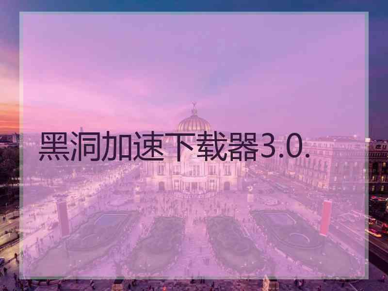黑洞加速下载器3.0.