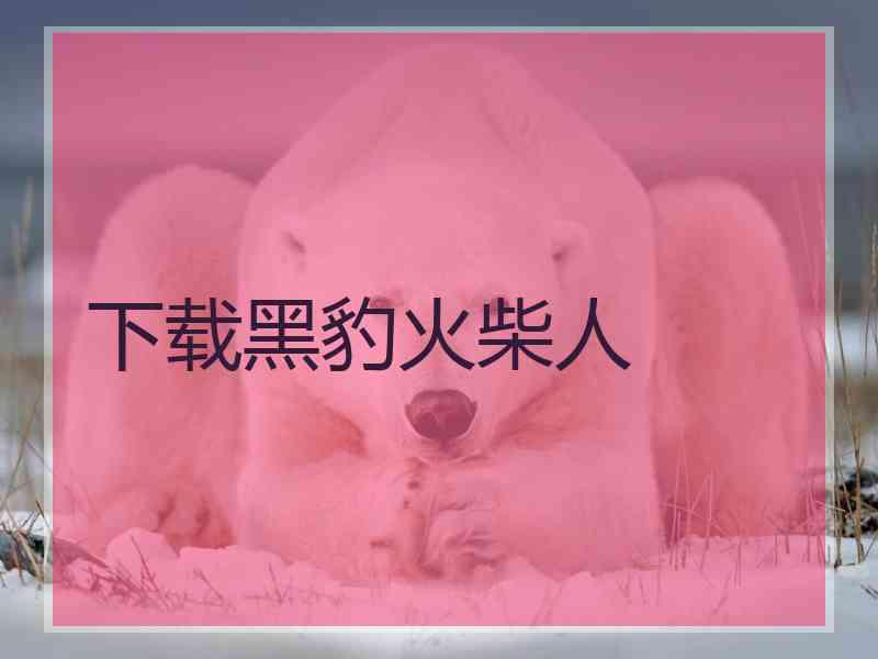 下载黑豹火柴人