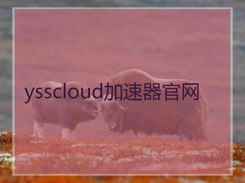 ysscloud加速器官网