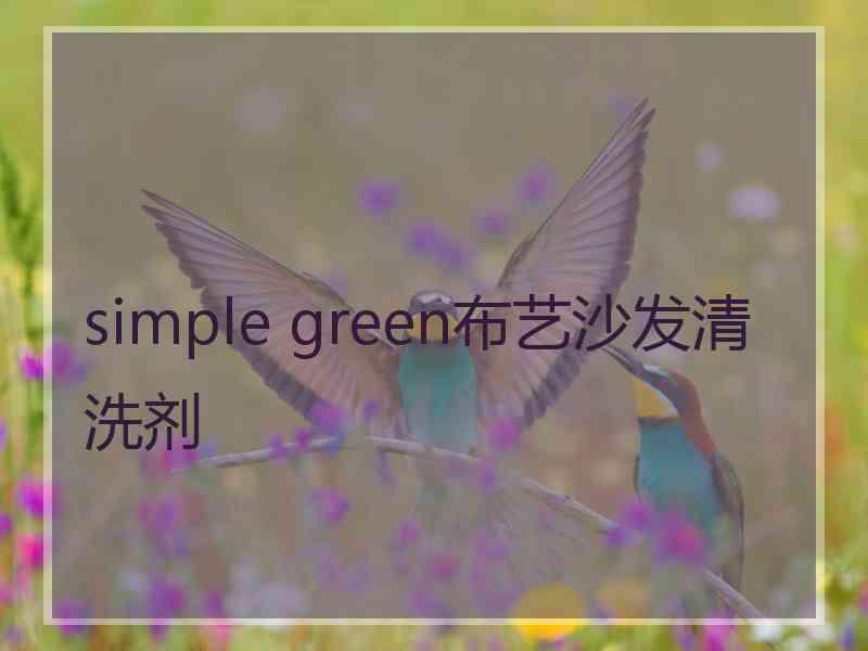 simple green布艺沙发清洗剂