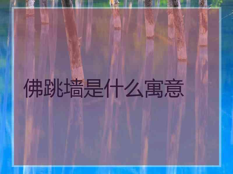 佛跳墙是什么寓意